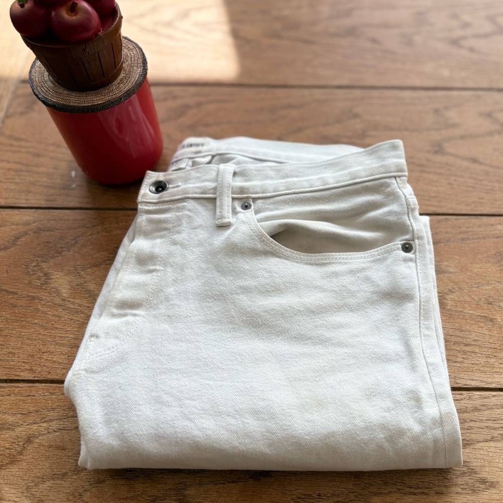 Todd Snyder Men’s Slim Fit White Pants – 34x32